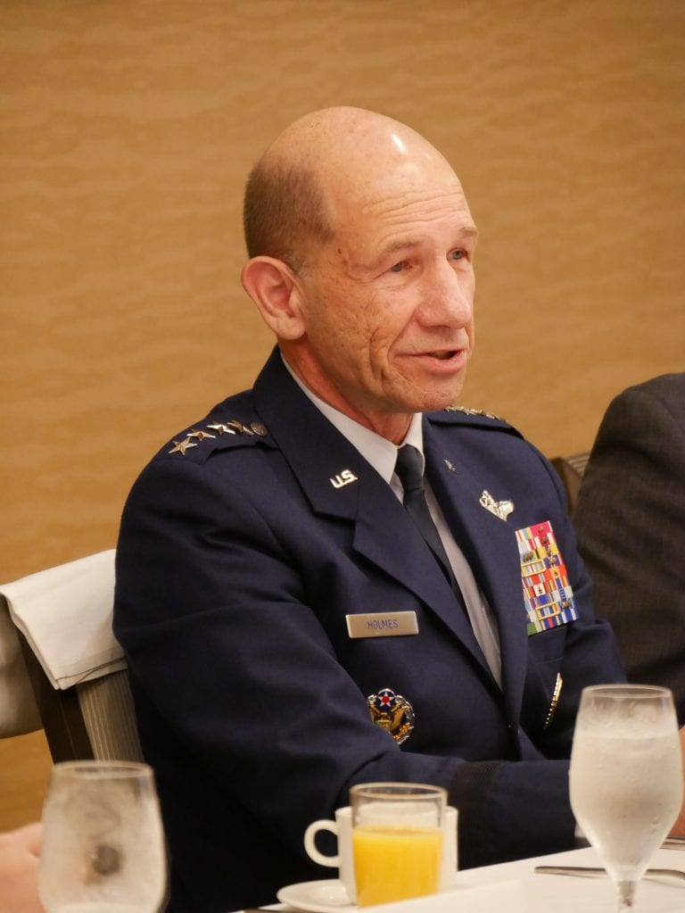 General James M. Holmes, Commander Air Combat Command